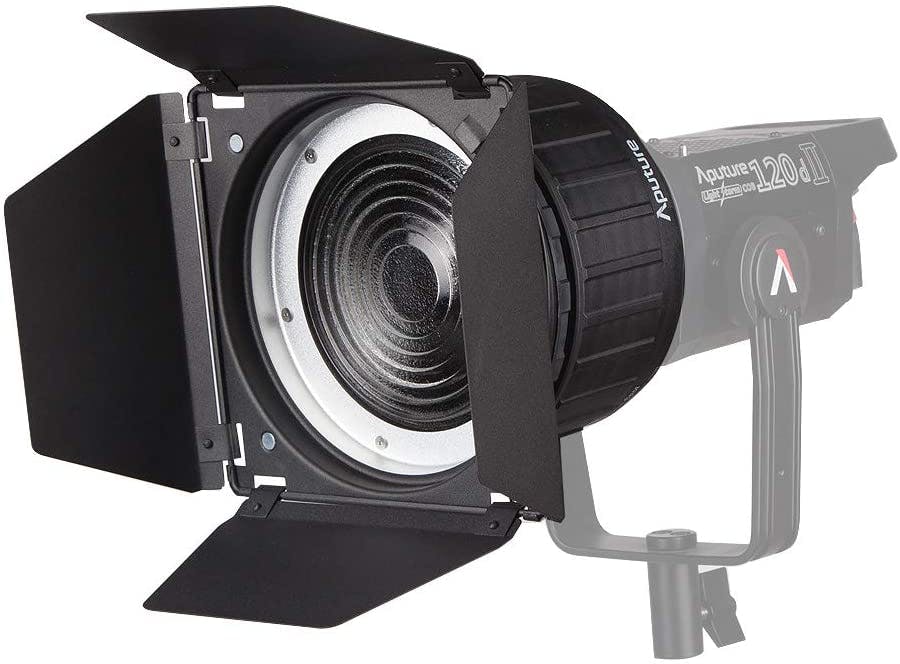 Aputure 2X Fresnel Attachment and Barndoors – Gearzilla